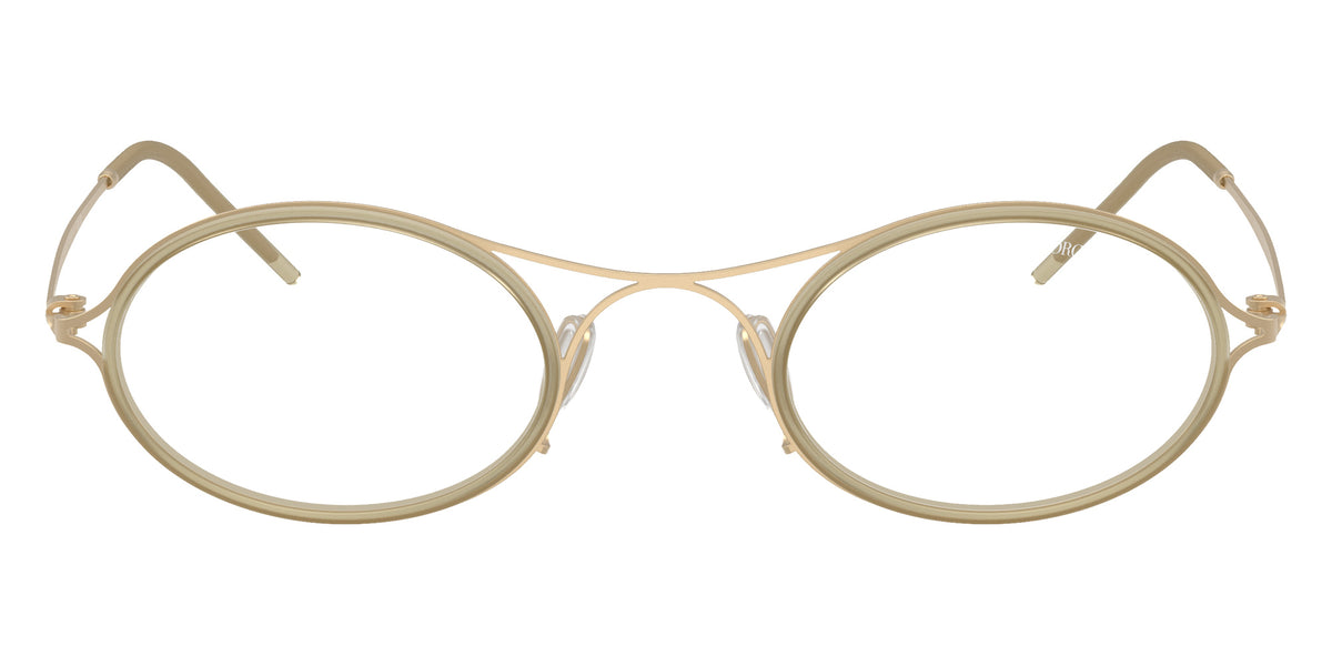 GIORGIO ARMANI AR6187 30021W 48 - Matte Pale Gold / Clear #id:ar618730021w_s:106100