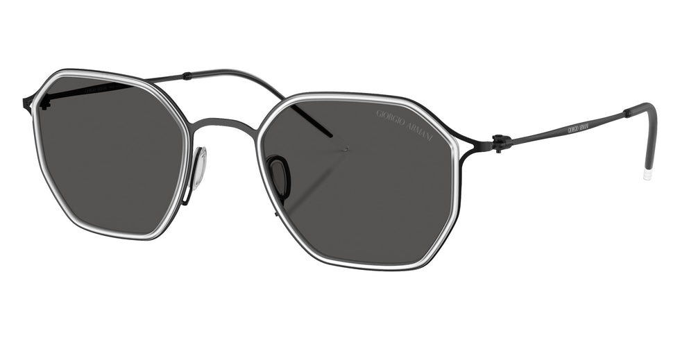 GIORGIO ARMANI AR6188 300187 49 - Matte Black / Dark Gray #id:ar6188300187_s:104105