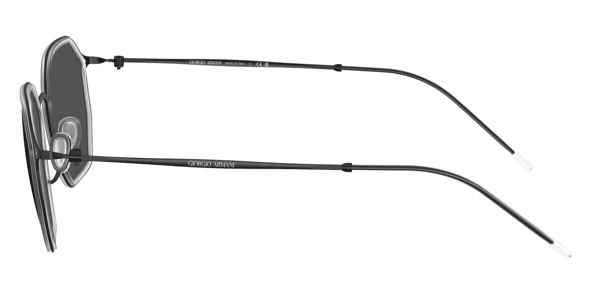GIORGIO ARMANI AR6188 300187 49 - Matte Black / Dark Gray #id:ar6188300187_s:104110