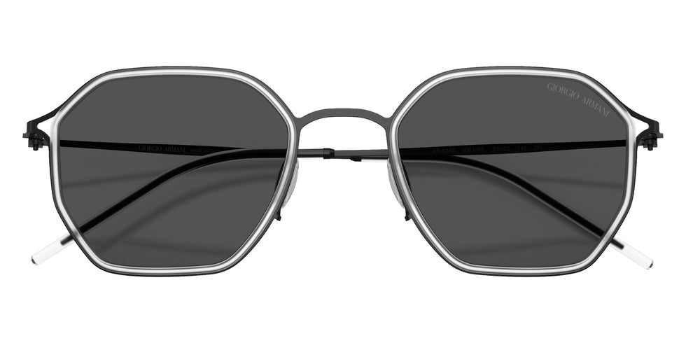 GIORGIO ARMANI AR6188 300187 49 - Matte Black / Dark Gray #id:ar6188300187_s:104120