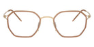 GIORGIO ARMANI AR6188 30021W 49 - Matte Pale Gold / Clear #id:ar618830021w_s:108100
