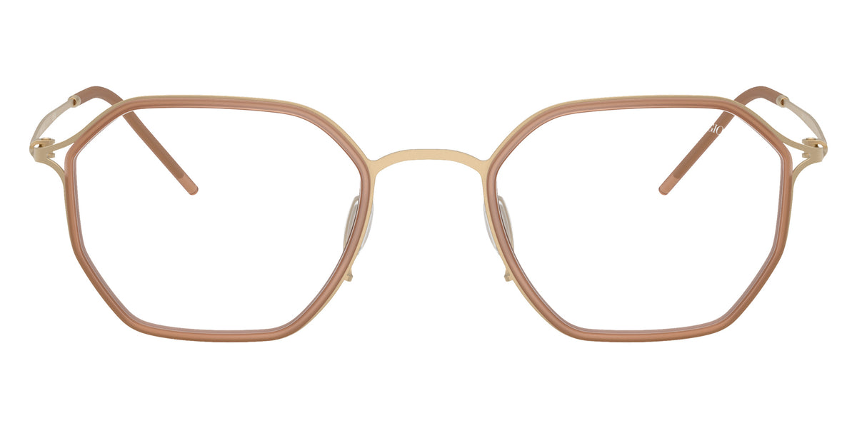 GIORGIO ARMANI AR6188 30021W 49 - Matte Pale Gold / Clear #id:ar618830021w_s:108100