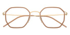 GIORGIO ARMANI AR6188 30021W 49 - Matte Pale Gold / Clear #id:ar618830021w_s:108120