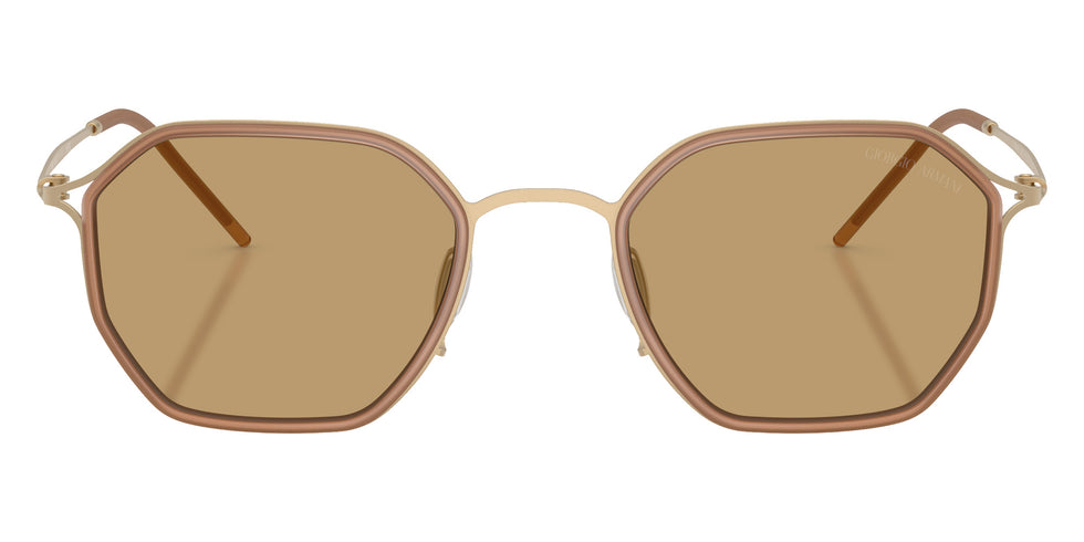 GIORGIO ARMANI AR6188 300273 49 - Matte Pale Gold / Brown #id:ar6188300273_s:112100