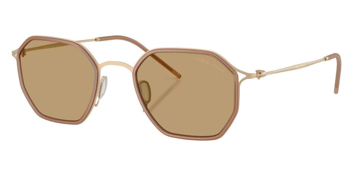 GIORGIO ARMANI AR6188 300273 49 - Matte Pale Gold / Brown #id:ar6188300273_s:112105