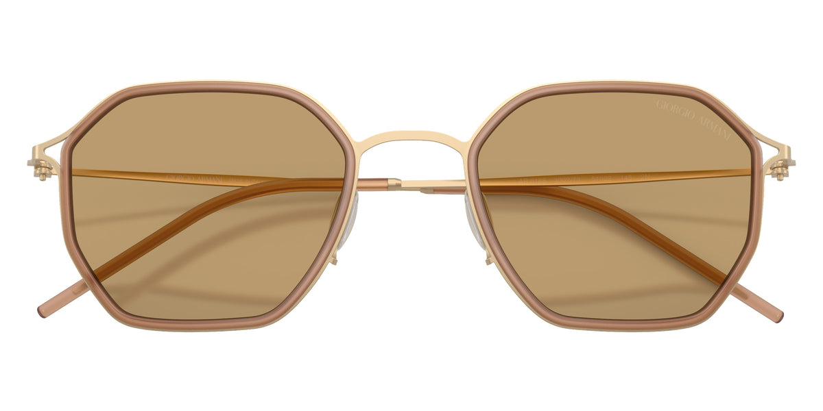 GIORGIO ARMANI AR6188 300273 49 - Matte Pale Gold / Brown #id:ar6188300273_s:112120