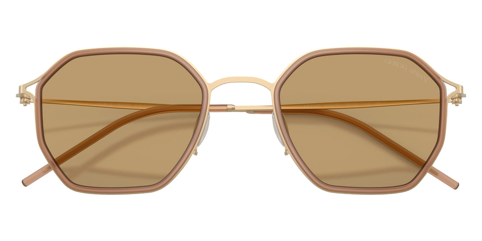 GIORGIO ARMANI AR6188 300273 49 - Matte Pale Gold / Brown #id:ar6188300273_s:112120