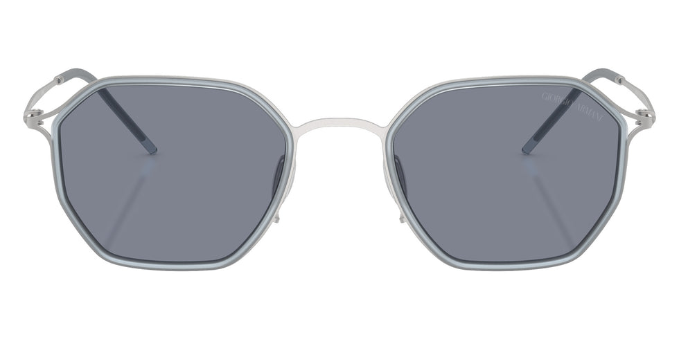GIORGIO ARMANI AR6188 304519 49 - Matte Silver / Blue #id:ar6188304519_s:116100
