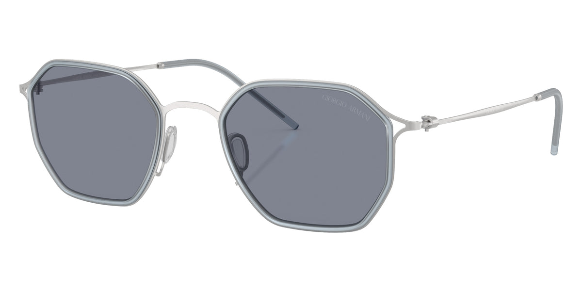 GIORGIO ARMANI AR6188 304519 49 - Matte Silver / Blue #id:ar6188304519_s:116105