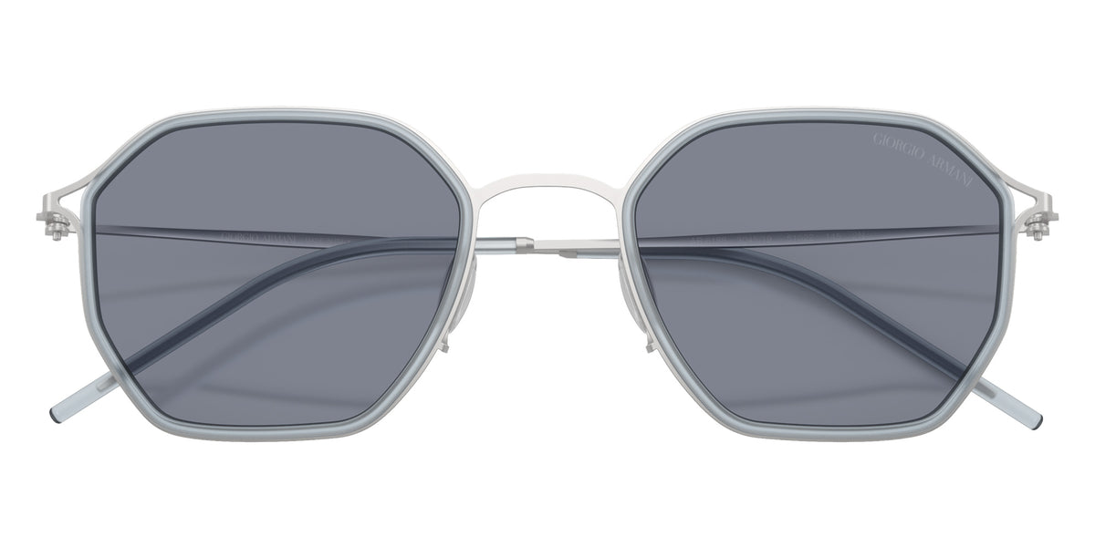 GIORGIO ARMANI AR6188 304519 49 - Matte Silver / Blue #id:ar6188304519_s:116120