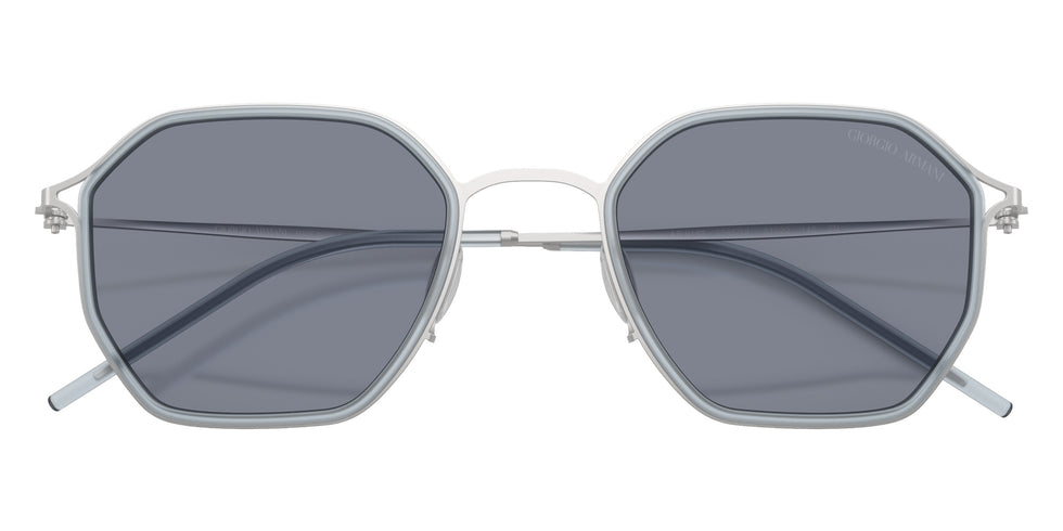 GIORGIO ARMANI AR6188 304519 49 - Matte Silver / Blue #id:ar6188304519_s:116120