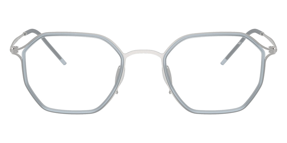 GIORGIO ARMANI AR6188 30451W 49 - Matte Silver / Clear #id:ar618830451w_s:120100