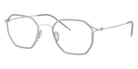 GIORGIO ARMANI AR6188 30451W 49 - Matte Silver / Clear #id:ar618830451w_s:120105