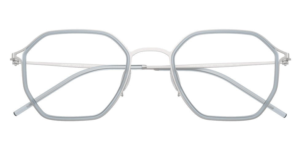 GIORGIO ARMANI AR6188 30451W 49 - Matte Silver / Clear #id:ar618830451w_s:120120