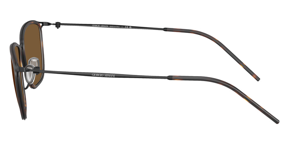 GIORGIO ARMANI AR6189 300173 50 - Matte Black / Brown #id:ar6189300173_s:104110