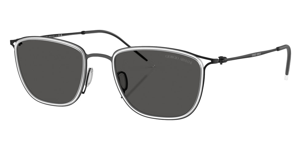 GIORGIO ARMANI AR6189 300187 50 - Matte Black / Dark Gray #id:ar6189300187_s:108105