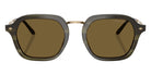 GIORGIO ARMANI AR6190 616873 49 - Stripped Green / Dark Brown #id:ar6190616873_s:102100