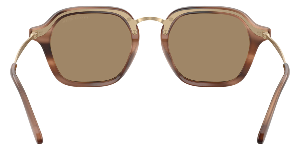 GIORGIO ARMANI AR6190 646573 49 - Stripped Brown / Dark Brown #id:ar6190646573_s:106115
