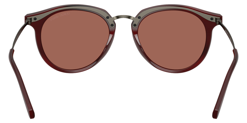 GIORGIO ARMANI AR6191 6466H2 50 - Stripped Bordeaux / Brown #id:ar61916466h2_s:102115