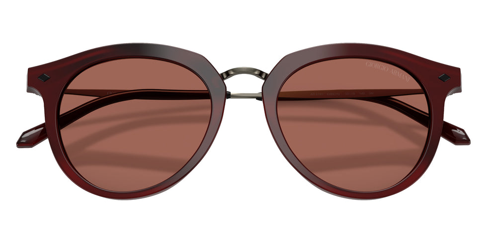 GIORGIO ARMANI AR6191 6466H2 50 - Stripped Bordeaux / Brown #id:ar61916466h2_s:102120