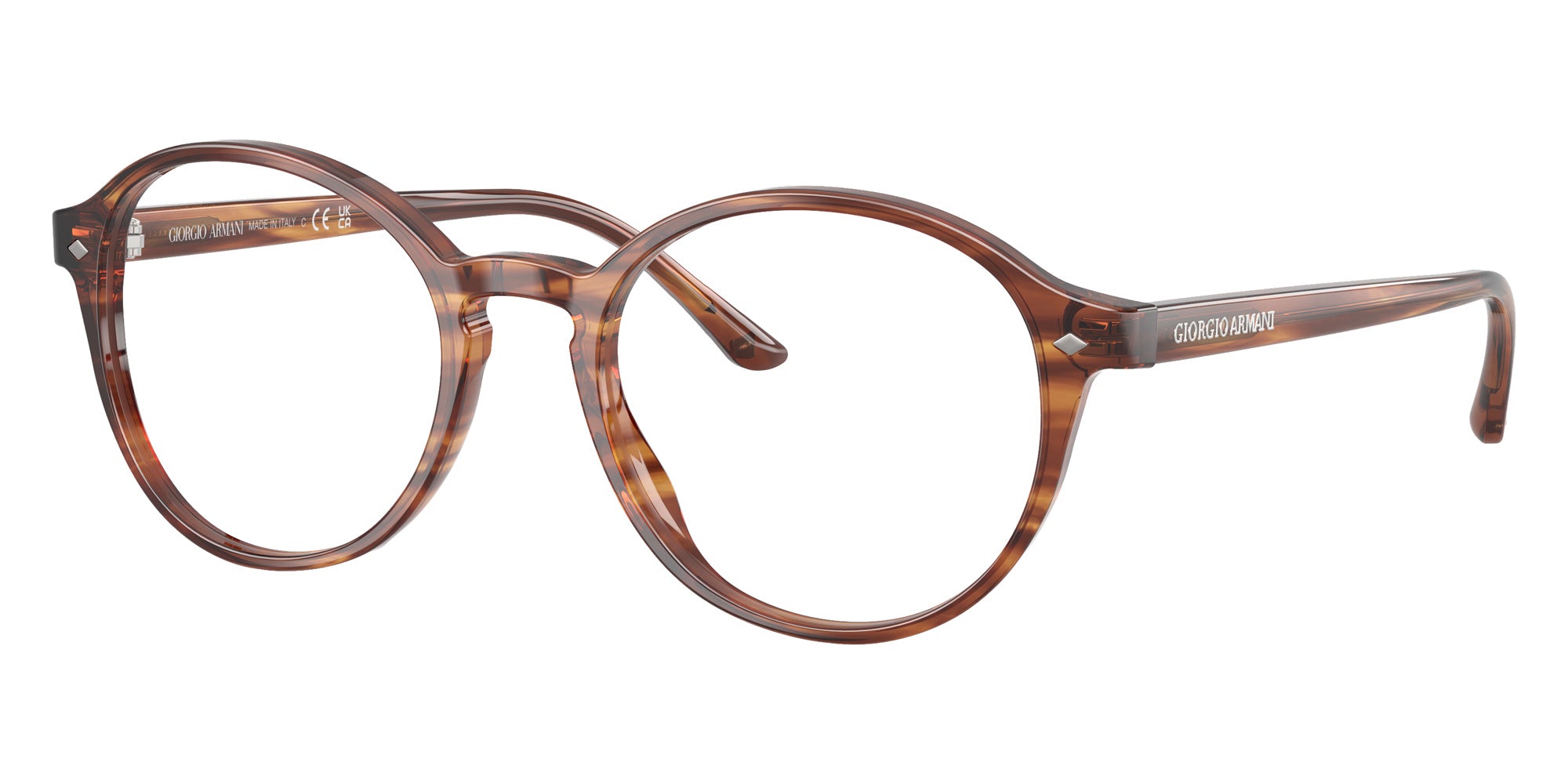 GIORGIO ARMANI AR7004 6162 47 - Striped Brown #id:ar70046162_s:100105