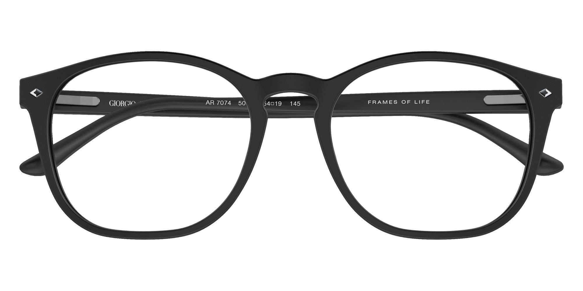 GIORGIO ARMANI AR7074 5042 50 - Matte Black #id:ar70745042_s:100120