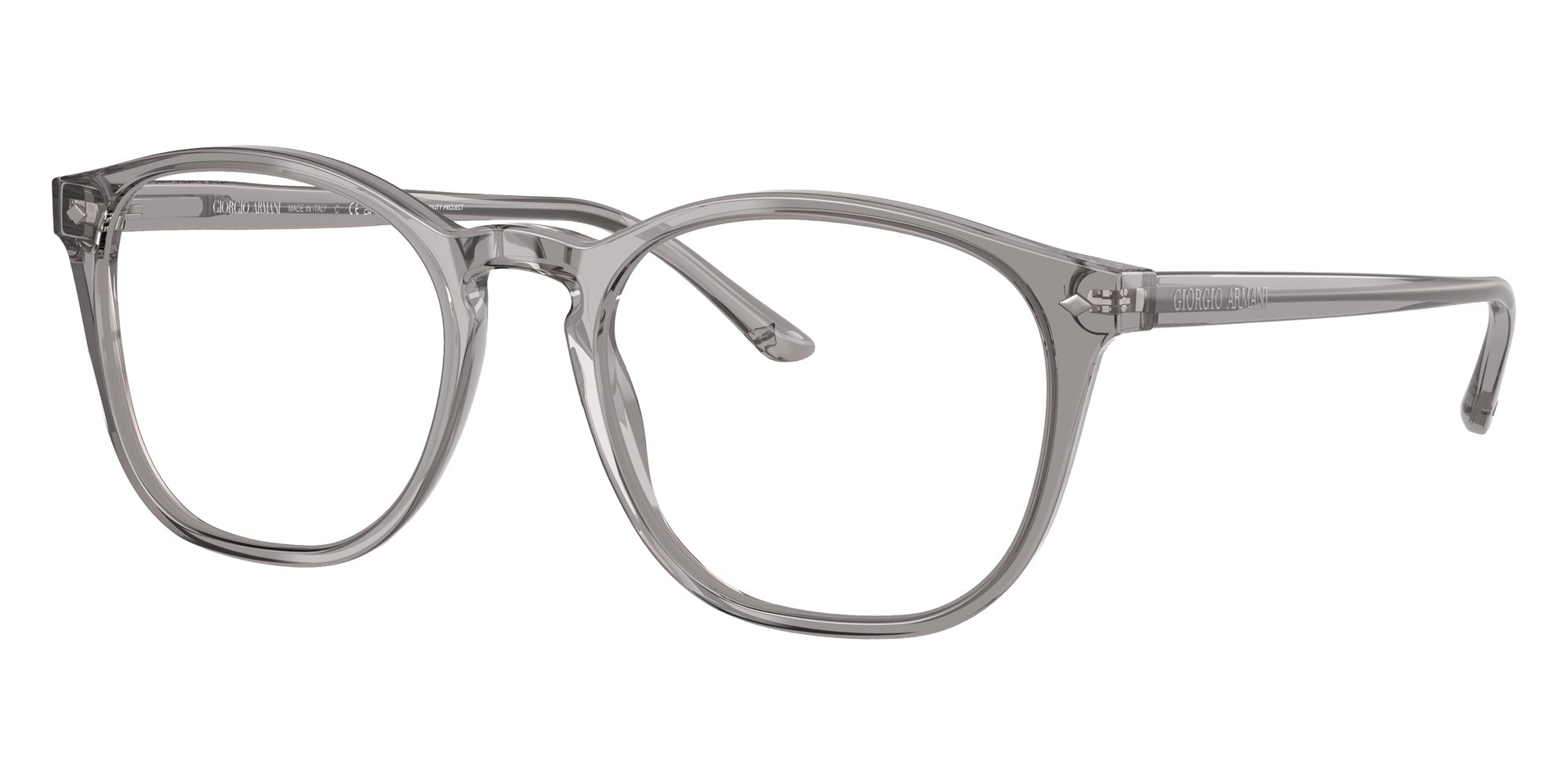 GIORGIO ARMANI AR7074 6070 50 - Transparent Gray #id:ar70746070_s:112105