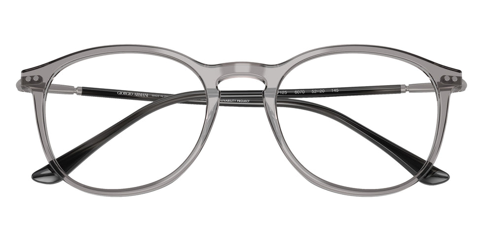 GIORGIO ARMANI AR7125 6070 52 - Transparent Gray #id:ar71256070_s:112120