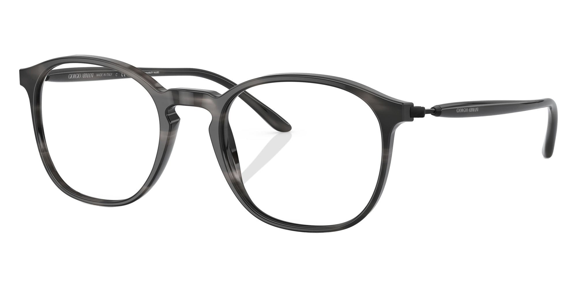 GIORGIO ARMANI AR7213 5877 51 - Striped Gray #id:ar72135877_s:100105
