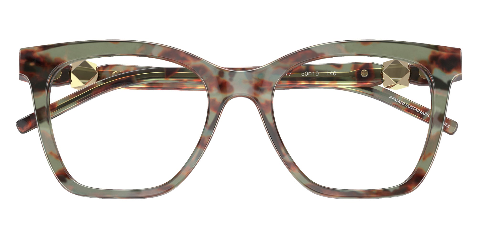 GIORGIO ARMANI AR7238 5977 52 - Green Havana #id:ar72385977_s:100120