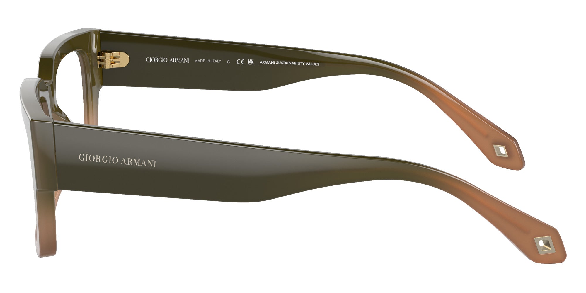 GIORGIO ARMANI AR7243U 5982 51 - Gradient Green/Brown #id:ar7243u5982_s:100110