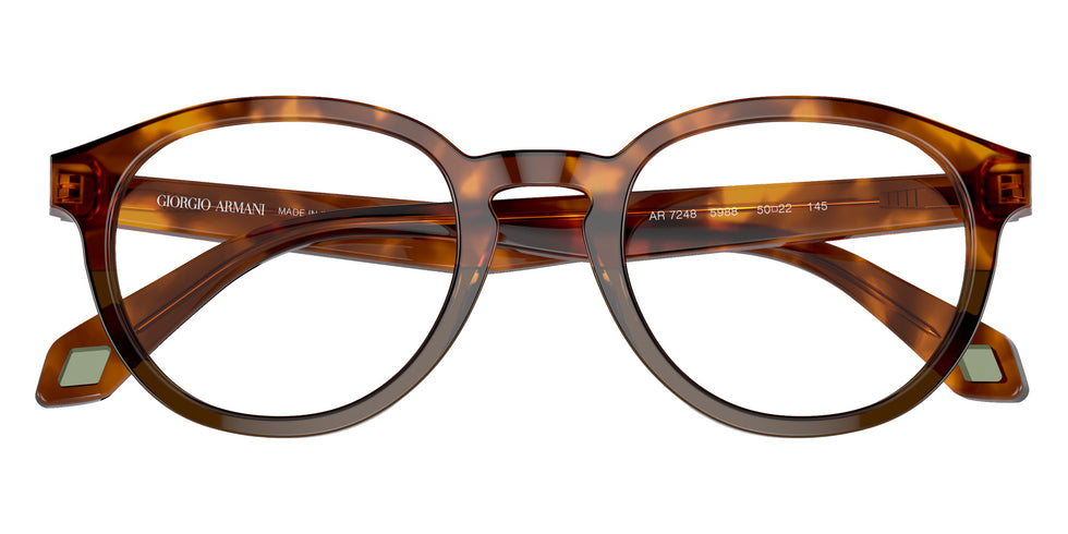 GIORGIO ARMANI AR7248 5988 50 - Havana Red/Opal Olive Green #id:ar72485988_s:100120