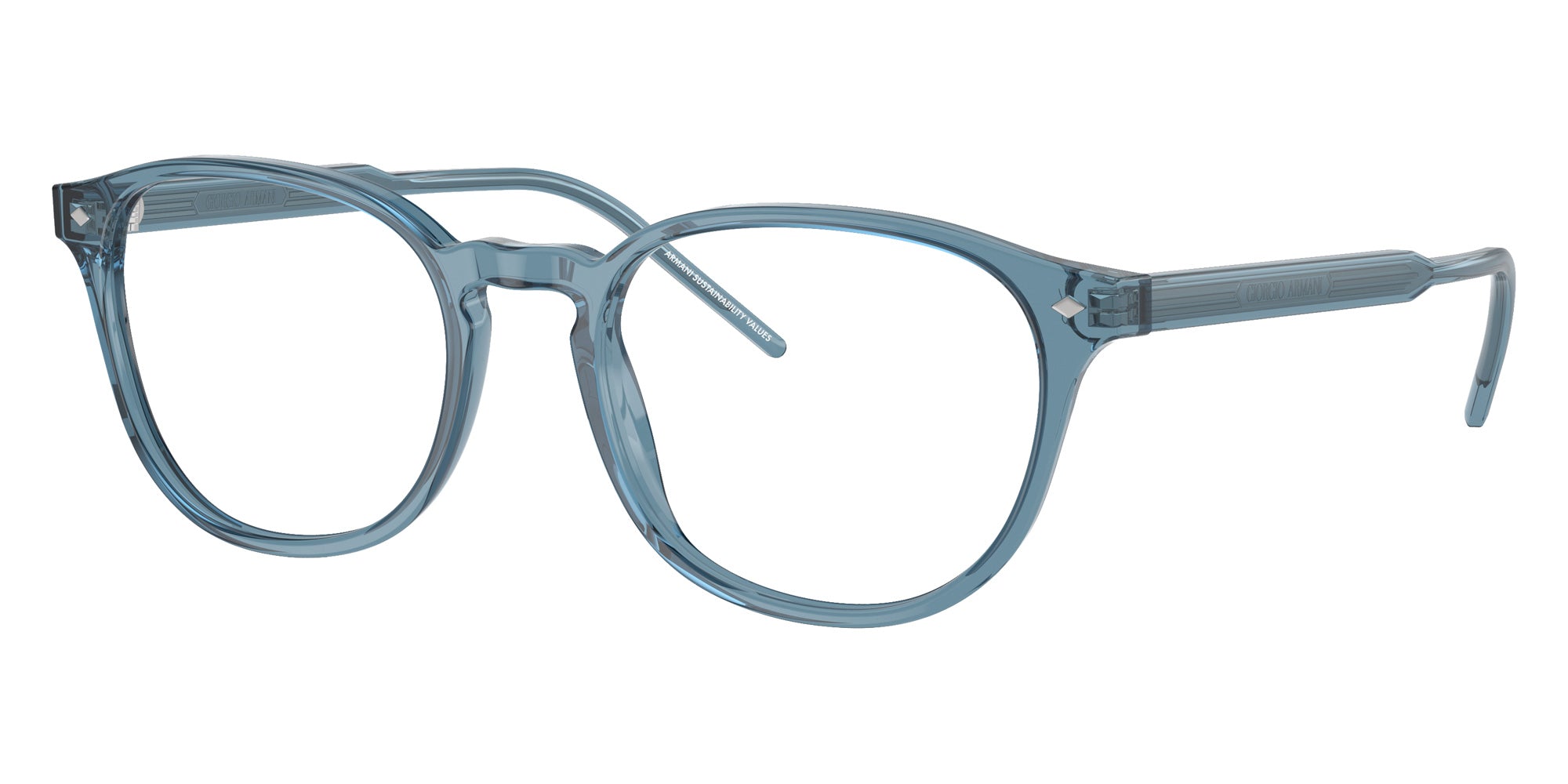 GIORGIO ARMANI AR7259 6071 52 - Transparent Blue #id:ar72596071_s:104105
