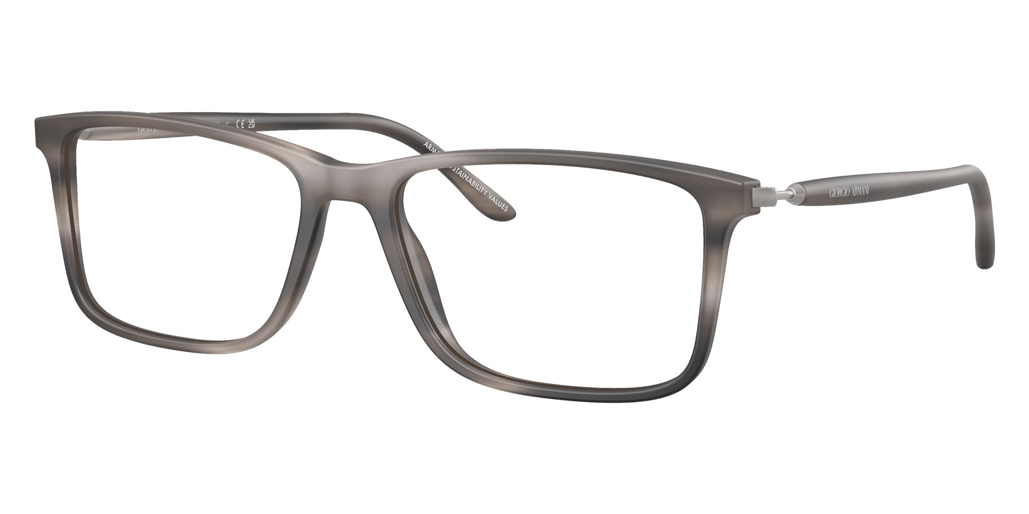 GIORGIO ARMANI AR7261 6166 54 - Matte Stripped Gray #id:ar72616166_s:100105