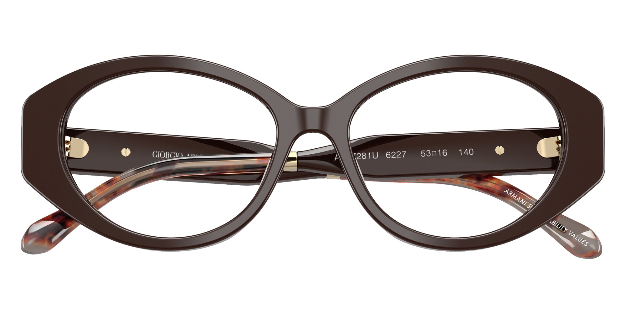 GIORGIO ARMANI AR7281U 6227 53 - Brown #id:ar7281u6227_s:100120