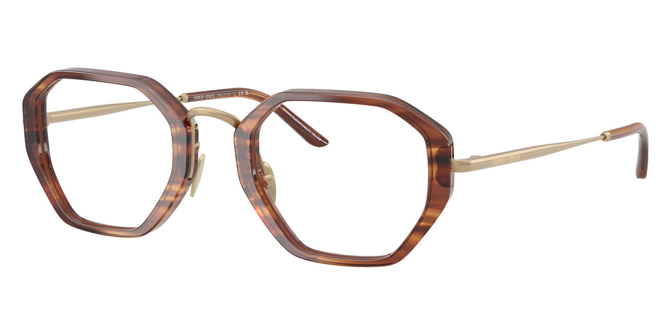 GIORGIO ARMANI AR7282 6162 48 - Striped Brown #id:ar72826162_s:100105