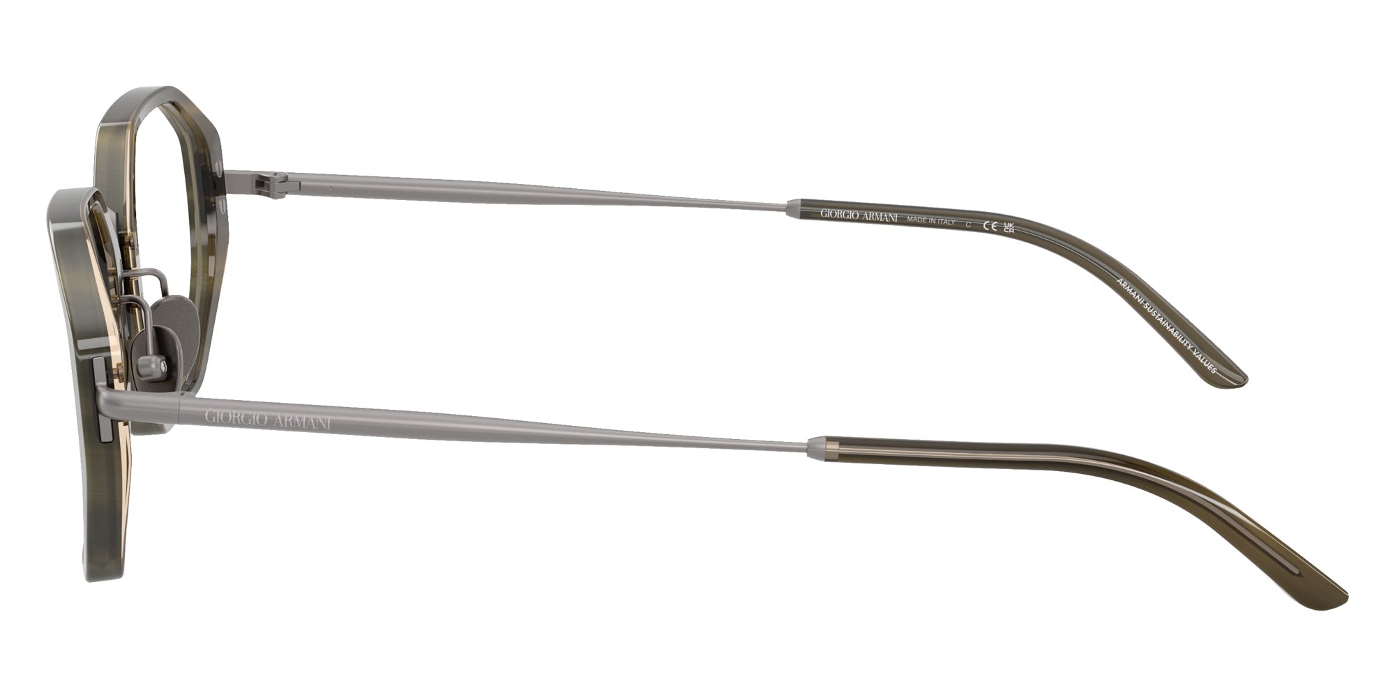 GIORGIO ARMANI AR7282 6304 48 - Striped Green #id:ar72826304_s:104110