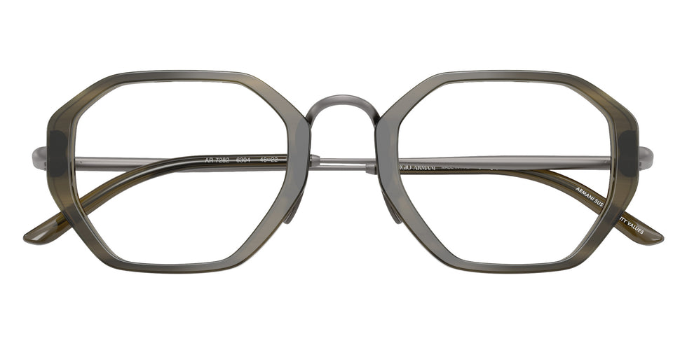 GIORGIO ARMANI AR7282 6304 48 - Striped Green #id:ar72826304_s:104120