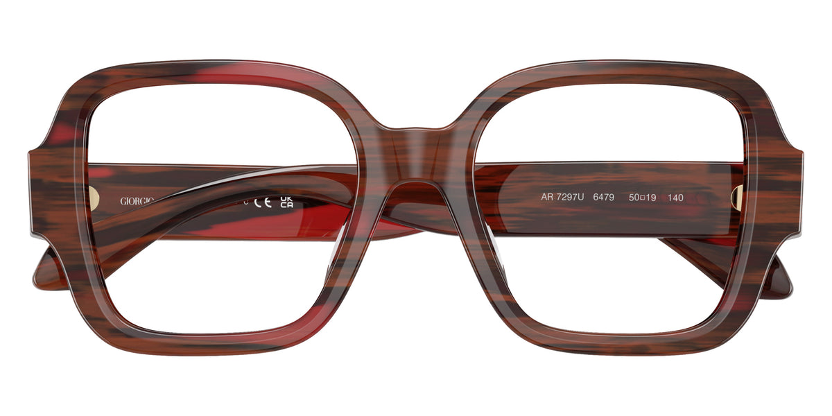 GIORGIO ARMANI AR7297U 6479 48 - Striped Burgundy #id:ar7297u6479_s:108120