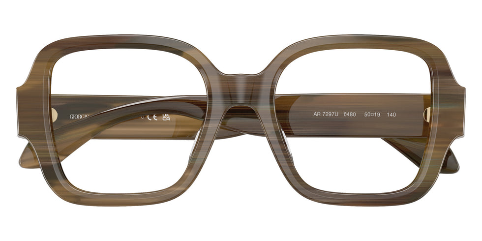 GIORGIO ARMANI AR7297U 6480 48 - Striped Green #id:ar7297u6480_s:112120