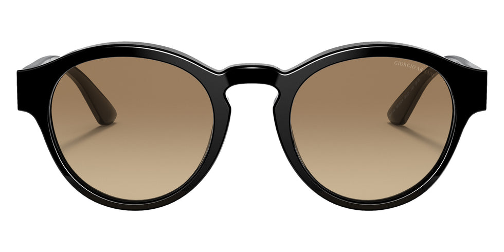 GIORGIO ARMANI AR8146 5875Q4 50 - Black / Clear Gradient Brown Photo #id:ar81465875q4_s:100100