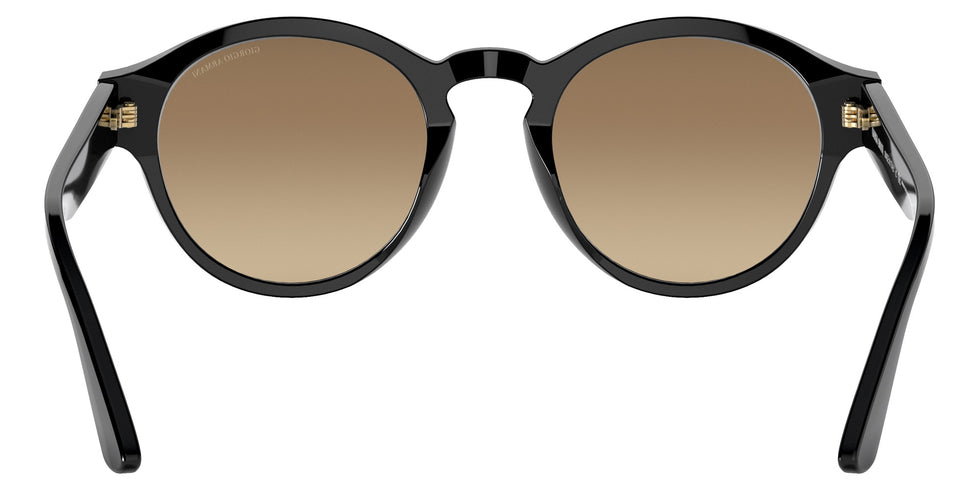 GIORGIO ARMANI AR8146 5875Q4 50 - Black / Clear Gradient Brown Photo #id:ar81465875q4_s:100115