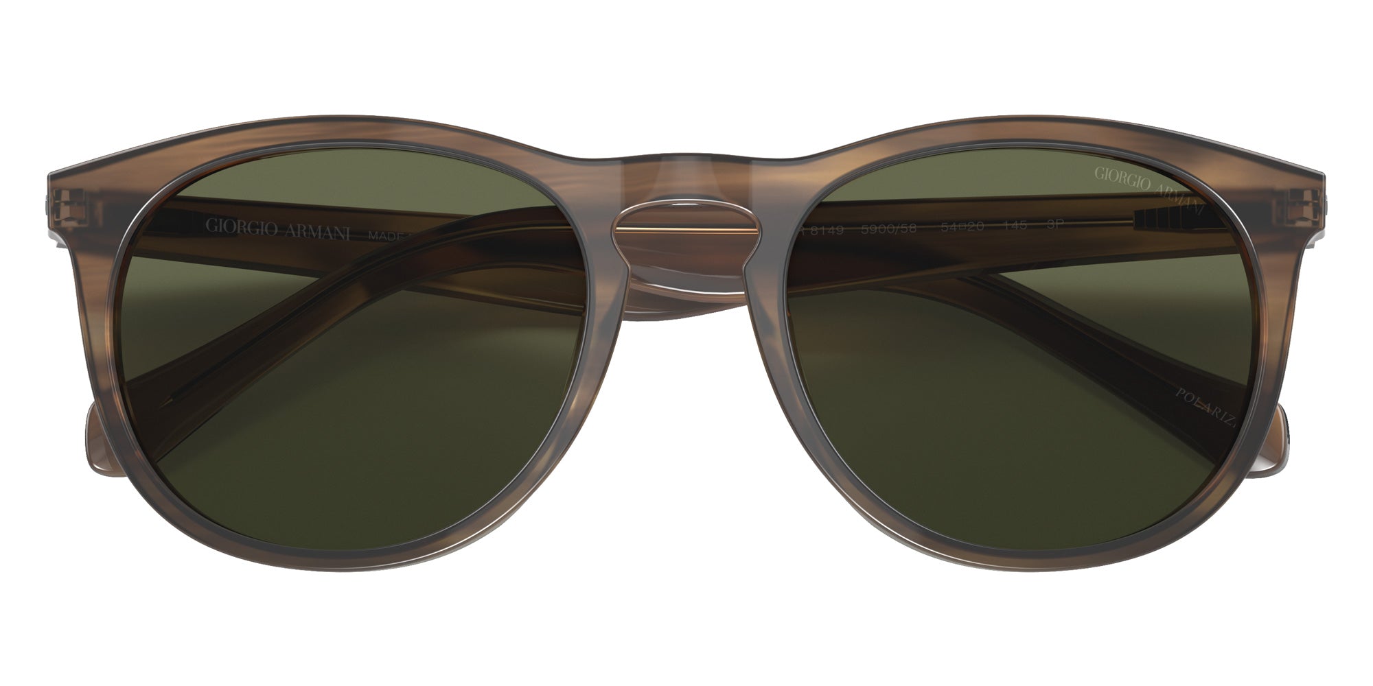 GIORGIO ARMANI AR8149 590058 54 - Striped Brown #id:ar8149590058_s:102100