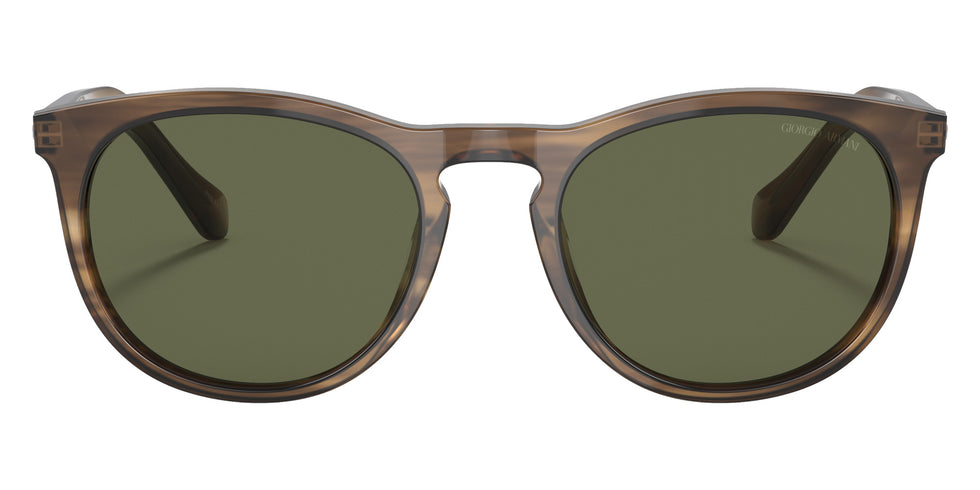 GIORGIO ARMANI AR8149 590058 54 - Striped Brown #id:ar8149590058_s:102120