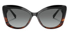 GIORGIO ARMANI AR8161 592811 56 - Black/Striped Brown / Gradient Gray #id:ar8161592811_s:100100