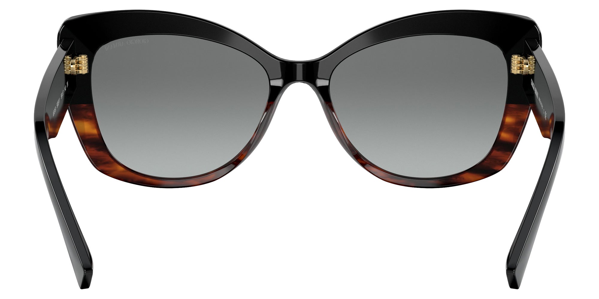 GIORGIO ARMANI AR8161 592811 56 - Black/Striped Brown / Gradient Gray #id:ar8161592811_s:100115
