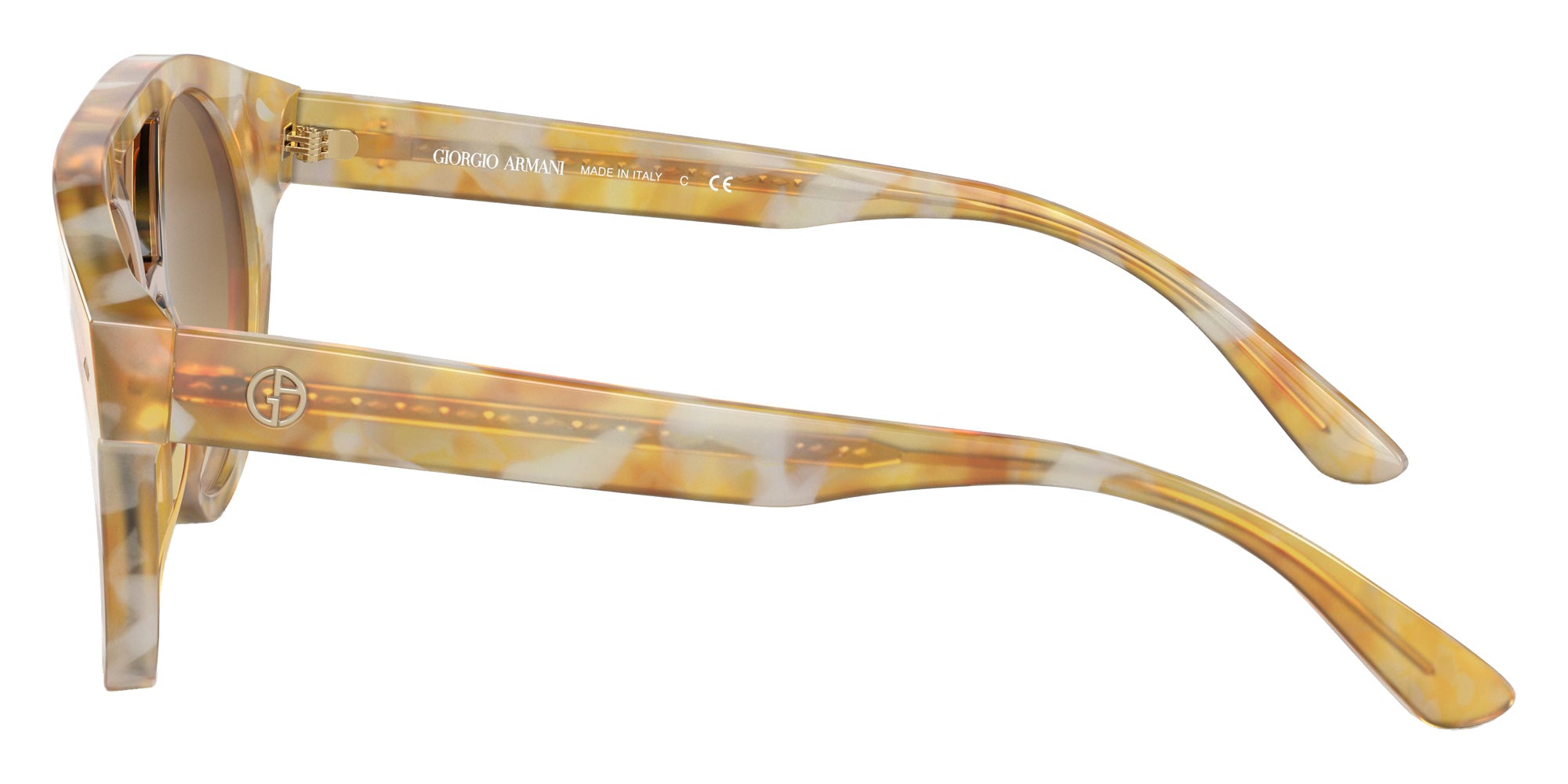 GIORGIO ARMANI AR8163 Runway 57612L 51 - Yellow Tortoise/Brown / Light Yellow Gradient Ochre #id:ar816357612l_s:100110
