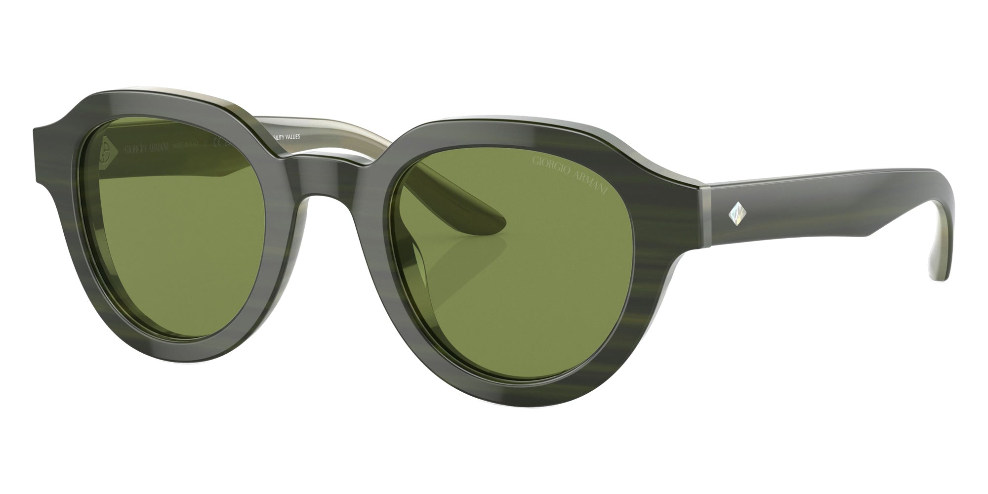 GIORGIO ARMANI AR8172U 59714E 46 - Bilayer Marble Green / Green #id:ar8172u59714e_s:100105