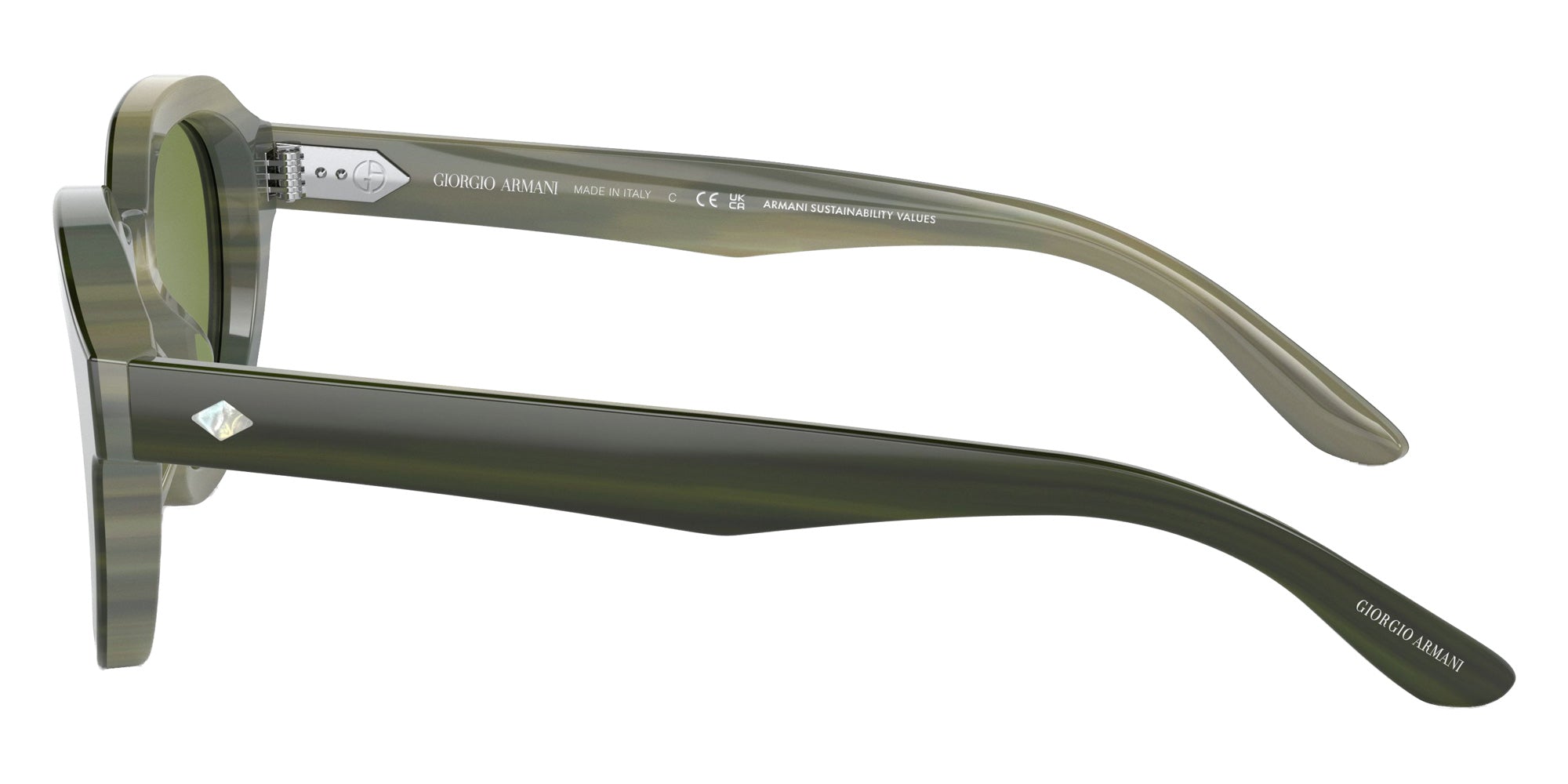 GIORGIO ARMANI AR8172U 59714E 46 - Bilayer Marble Green / Green #id:ar8172u59714e_s:100110