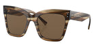 GIORGIO ARMANI AR8175 595473 54 - Striped Brown / Dark Brown #id:ar8175595473_s:102105